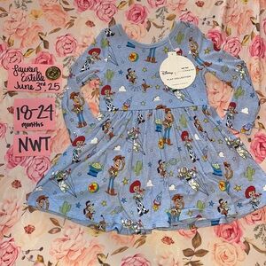 NEW with tags 18/24 m disney TOY STORY Little Sleepies bamboo twirl dress